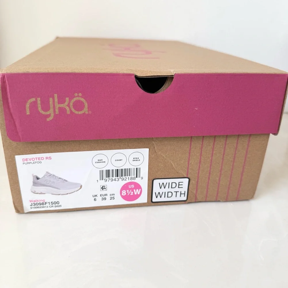 Ryka Devoted RS Lilac Walking Sneaker 8.5 Wide - Picture 16 of 16